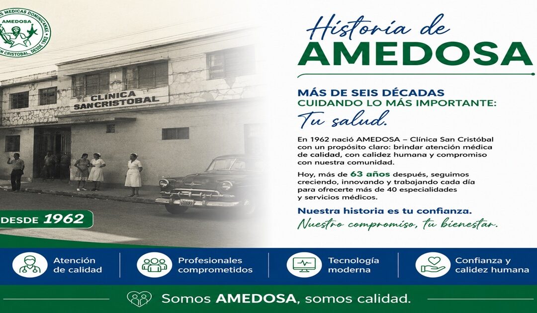 Historia de AMEDOSA: Desde 1962, cuidando generaciones.